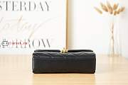 Chanel Small Flap Bag With Gold-tone Metal Black AS3241 15x23x7cm - 5