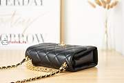 Chanel Small Flap Bag With Gold-tone Metal Black AS3241 15x23x7cm - 4
