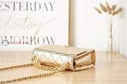 Chanel Small Flap Bag With Gold-tone Metal Shining Gold AS3241 15x23x7cm - 6