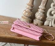 Chanel Wallet On Chain With Gold-tone Chain 22 Pink A80982 19cm - 5
