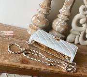 Chanel Wallet On Chain With Gold-tone Chain 22 White A80982 19cm - 3
