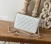 Chanel Wallet On Chain With Gold-tone Chain 22 White A80982 19cm - 2