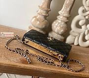 Chanel Wallet On Chain With Gold-tone Chain 22 Black A80982 19cm - 6