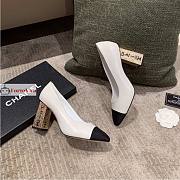Chanel Egypt Inspires Heel Pumps White G35534 - 5