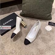 Chanel Egypt Inspires Heel Pumps White G35534 - 6