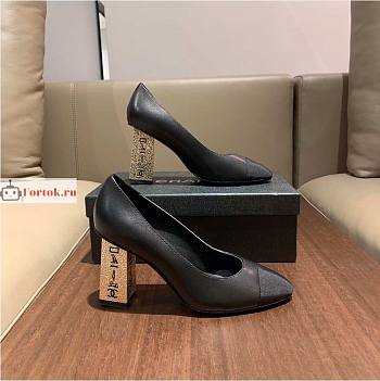 Chanel Egypt Inspires Heel Pumps Black G35534