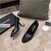 Chanel Egypt Inspires Heel Pumps Black G35534 - 3