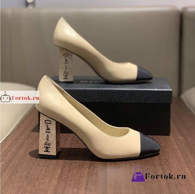 Chanel Egypt Inspires Heel Pumps Apricot G35534 - 1