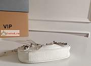 Balenciaga Mini Le Cagole Shoulder Bag In Leather White 20x11x4cm - 5