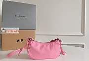 Balenciaga Mini Le Cagole Shoulder Bag In Leather Pink 20x11x4cm - 5