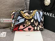 Chanel Large 19 Printed Canvas Bag AS1161 30cm - 1