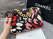 Chanel Large 19 Printed Canvas Bag AS1161 30cm - 3