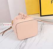 Fendi Mini Mon Tresor Leather Bucket Bag Pink 8BS010 12x18x10cm - 6
