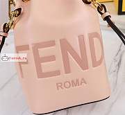Fendi Mini Mon Tresor Leather Bucket Bag Pink 8BS010 12x18x10cm - 2