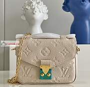 Louis Vuitton Micro Metis Bag Beige M81390 14x11x3.5cm - 1