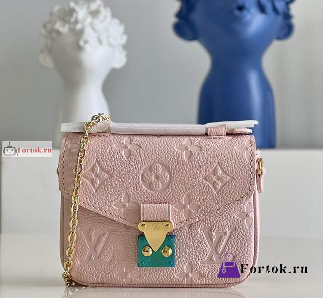 Louis Vuitton Micro Metis Bag Pink M81389 14x11x3.5cm - 1