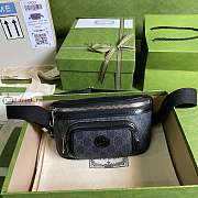 Gucci Belt Bag With Interlocking G Black 682933 23cm - 1