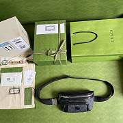 Gucci Belt Bag With Interlocking G Black 682933 23cm - 2