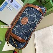 Gucci Belt Bag With Interlocking G Denim/Brown 682933 23cm - 4