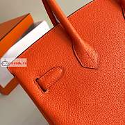 Hermes Birkin In Togo Leather Orange 30cm - 2