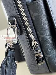 Louis Vuitton Double Phone Pouch Reverse Canvas Black M81321 11x18x8cm - 2
