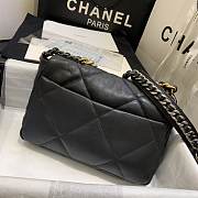 Chanel 19 Handbag Soft Goatskin Medium Black AS1160 26cm - 6