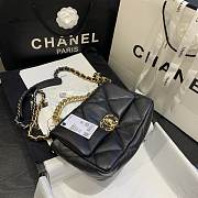 Chanel 19 Handbag Soft Goatskin Medium Black AS1160 26cm - 4
