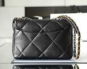 Chanel 19 Handbag Soft Goatskin Large Black AS1160 30cm - 2