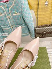 Gucci Pump With Logo Light Pale Pink 674773  - 3
