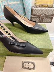 Gucci Pump With Logo Black 674773  - 2