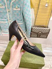 Gucci Pump With Logo Black 674773  - 4