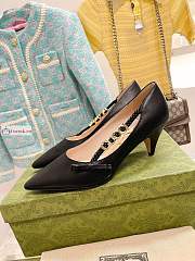 Gucci Pump With Logo Black 674773  - 1