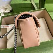 Gucci Mini GG Marmont Matelasse Bag Rose Beige 446744 22x13x6cm - 6