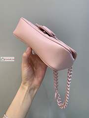 Gucci GG Marmont Belt Bag Powder Pink 699757 16.5x10x5cm - 3