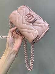 Gucci GG Marmont Belt Bag Powder Pink 699757 16.5x10x5cm - 6