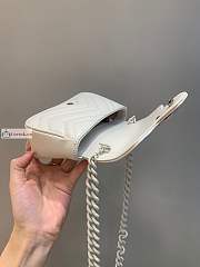 Gucci GG Marmont Belt Bag White 699757 16.5x10x5cm - 5