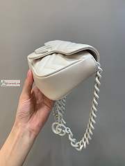 Gucci GG Marmont Belt Bag White 699757 16.5x10x5cm - 6