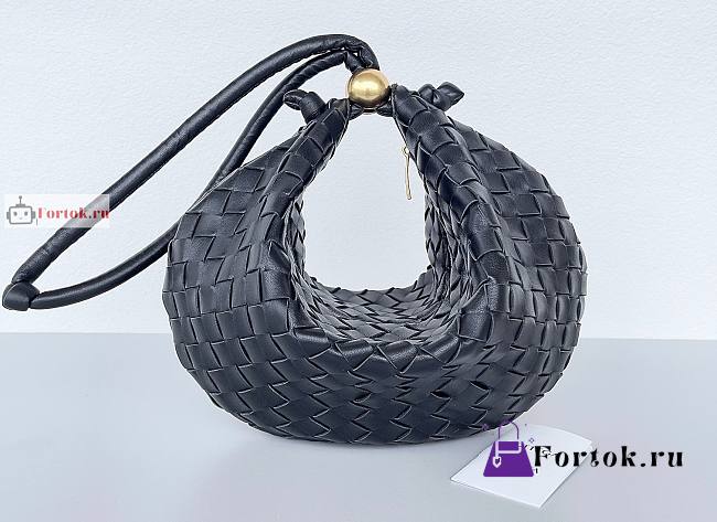 Bottega Veneta Turn Bag Black 701024 40x20x2cm - 1