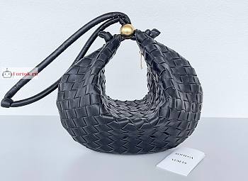 Bottega Veneta Turn Bag Black 701024 40x20x2cm