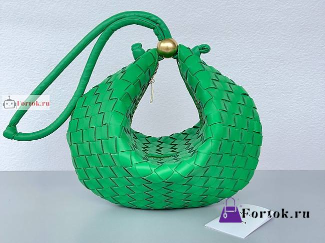 Bottega Veneta Turn Bag Grass Green 701024 40x20x2cm - 1