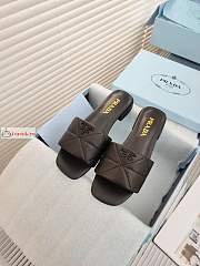 Prada Nappa Leather Sabots Black 1XX583 10mm - 1