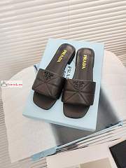 Prada Nappa Leather Sabots Black 1XX583 10mm - 6