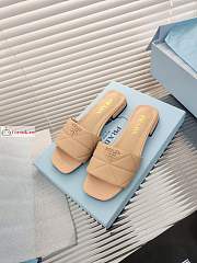 Prada Nappa Leather Sabots Beige 1XX583 10mm - 6