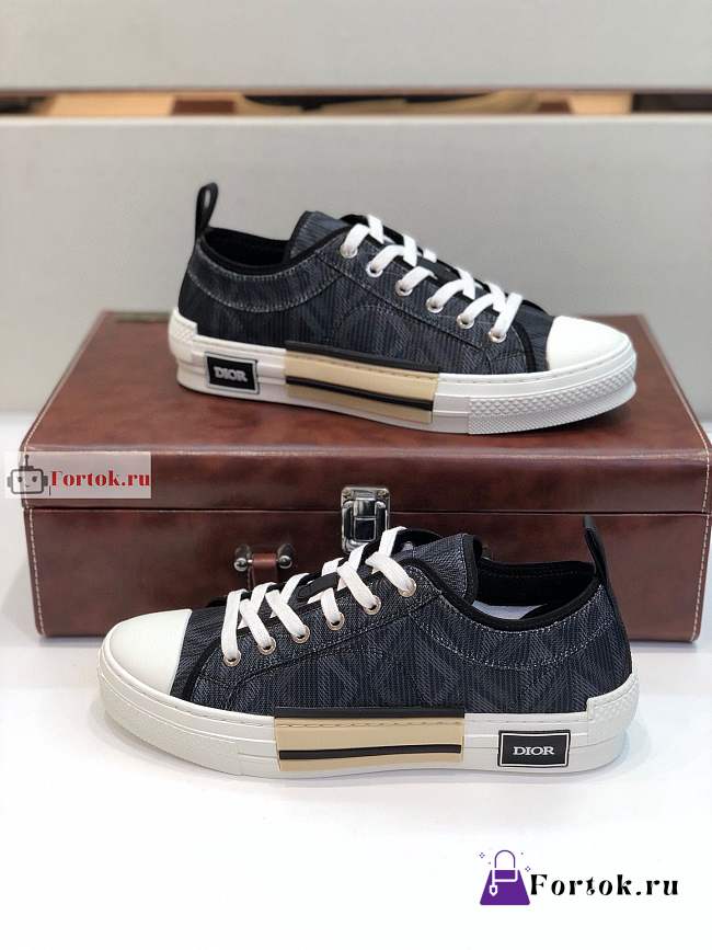 Dior B23 Low Top Sneaker Black H900 - 1