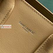 Ysl Nano Sac De Jour Grained Leather Beige 392035 22x18x11cm - 5