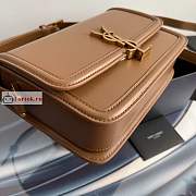 Ysl Medium Solferino Box Bag Leather Tan 6343050 23x16x6cm - 2