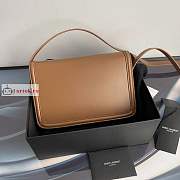 Ysl Medium Solferino Box Bag Leather Tan 6343050 23x16x6cm - 5