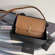 Ysl Medium Solferino Box Bag Leather Tan 6343050 23x16x6cm - 3