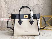 Louis Vuitton On My Side MM Canvas/Leather Black M59842 30.5x24.5x14cm - 1