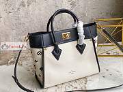 Louis Vuitton On My Side MM Canvas/Leather Black M59842 30.5x24.5x14cm - 3